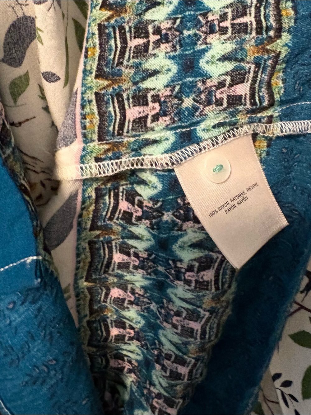 Maeve Anthropologie woodland walk owl collar button up top blouse 4 s small - Picture 5 of 6